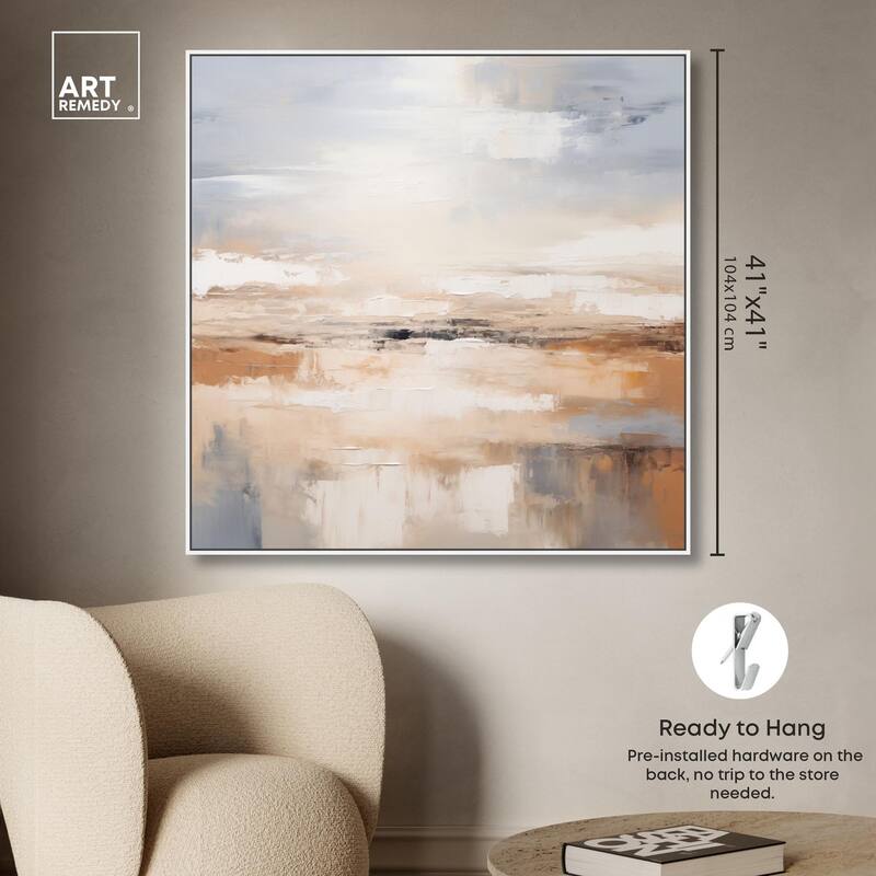 Coastal Calm Canvas by Art Remedy