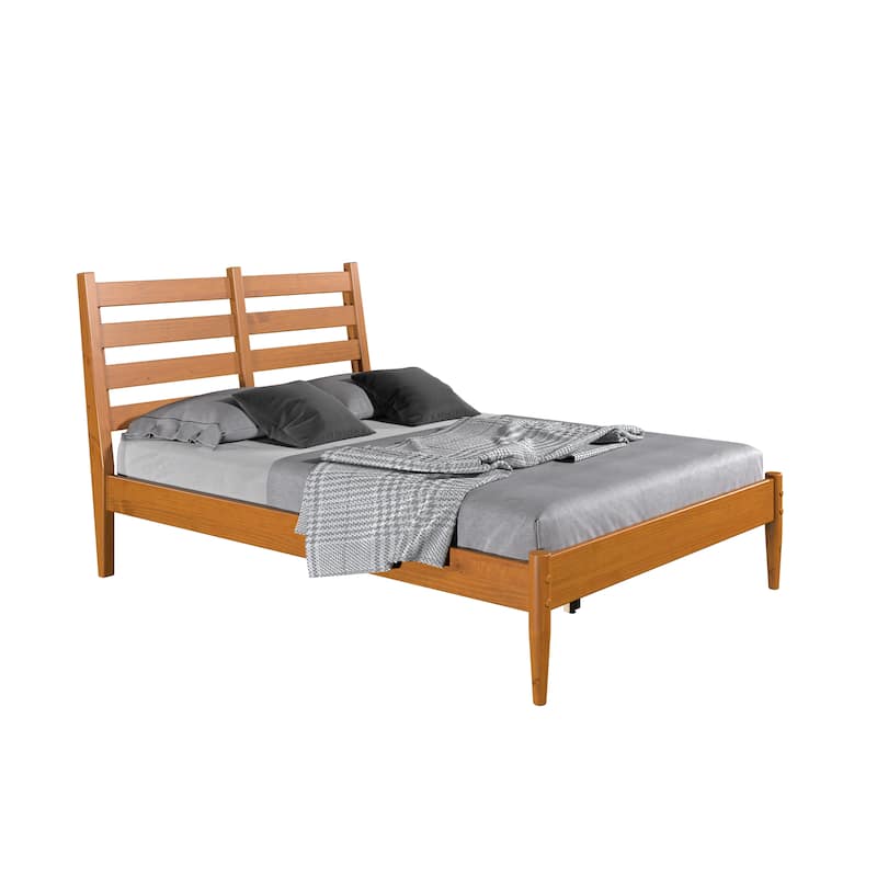 Mid-Century Slat Bed - Full Size