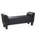 Option Black Faux Leather