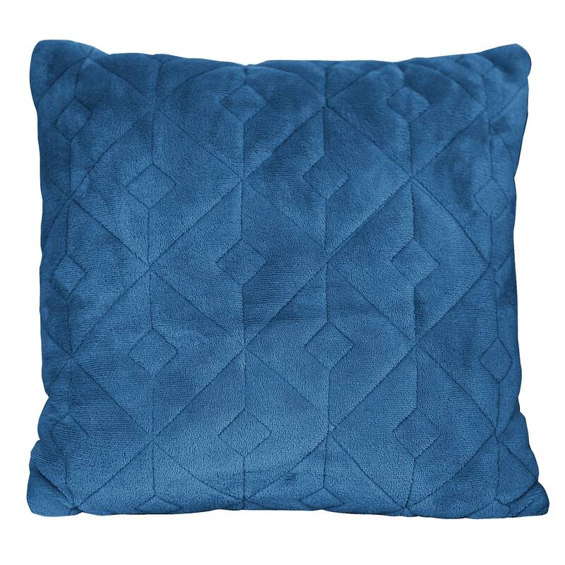 Serenta Diamond Flannel Quilted 4-piece Coverlet Set