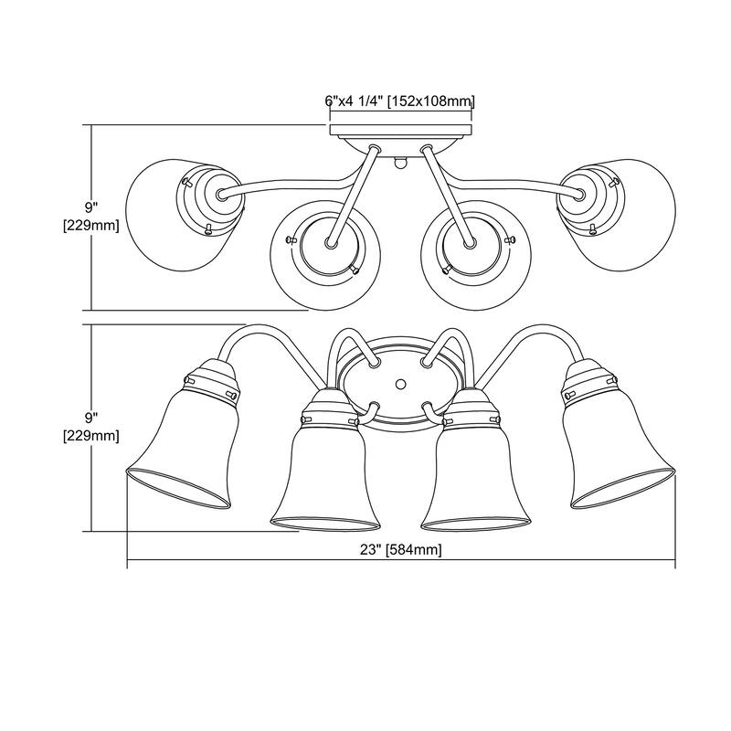 Califon 13-inch Wide 2-Light Vanity Light in Oil Rubbed Bronze