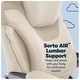 preview thumbnail 33 of 37, Serta Bryce Executive Office Chair with AIR Lumbar Technology and Layered Body Pillows
