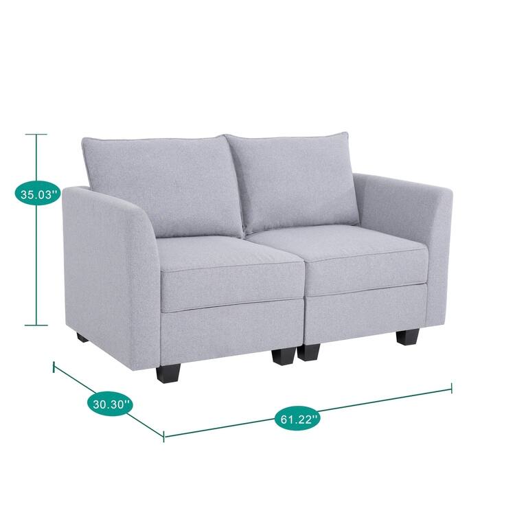 Modern Modular DIY Collection - Sturdy Wooden Frame - Versatile & Stylish Furniture for Living Room Bedroom