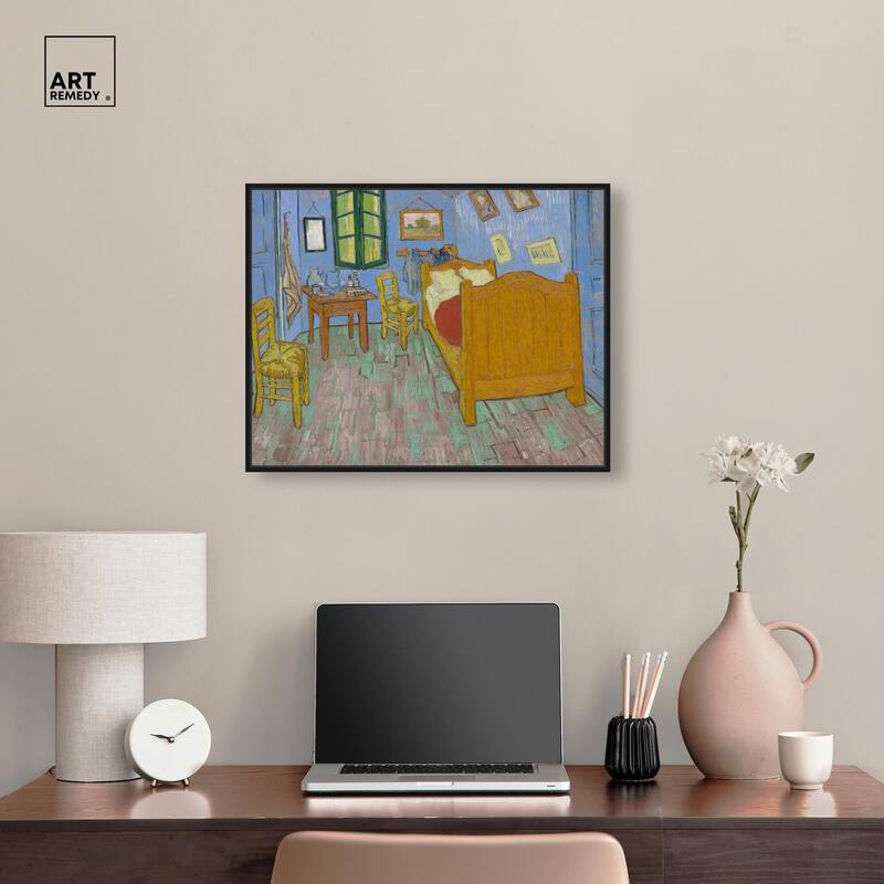 The Bedroom Canvas by Art Remedy