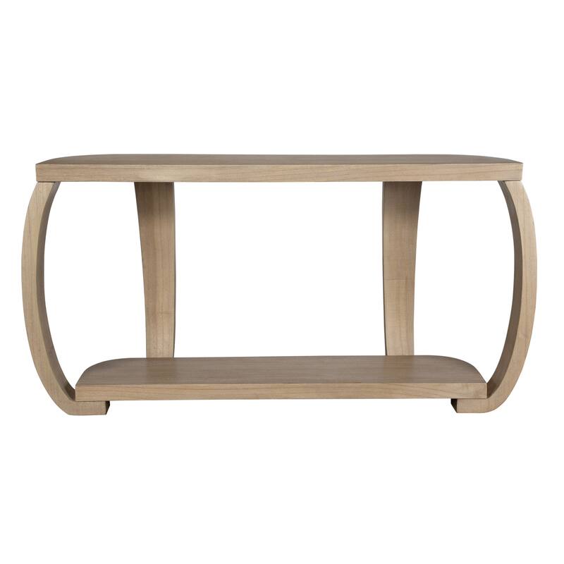 Wooden Console Table - 59.75" - Beige