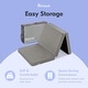 preview thumbnail 2 of 4, hauck Foldable Portable Foam Toddler Nap Mattress Pad, 24 x 47 Inches, Gray - 1.48