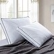 preview thumbnail 2 of 3, 2 Pack Goose Feather Down Bed Pillow - White