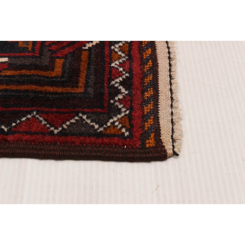 Teimani Red Rug 3'11" x 6'4" - 3'11 x 6'4