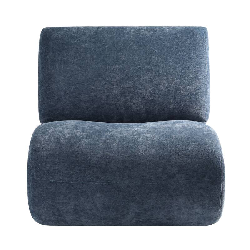DREAMSIDEA Low Back Upholstered Swivel Accent Chair