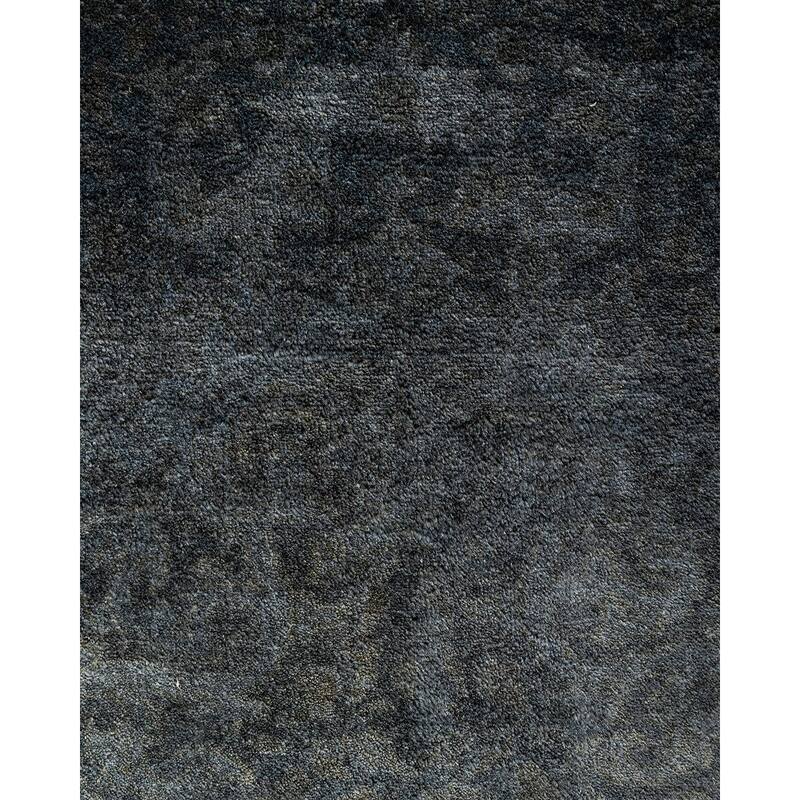 Fine Vibrance One-of-a-Kind Hand-Knotted Area Rug - Gray, 6' 3" x 9' 5" - 6' 3" x 9' 5"