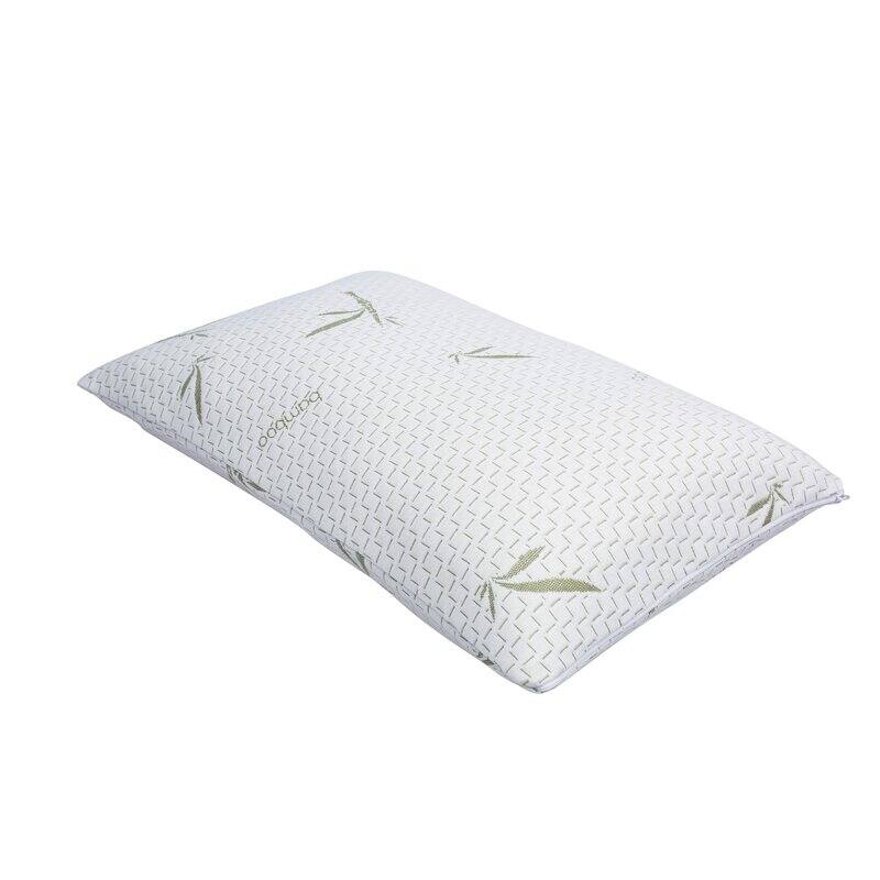 EGOHOME Plush Memory Foam Support Pillow with Bamboo Cover - Soft - Queen