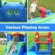 preview thumbnail 8 of 7, Gymax Inflatable Bouncer Climbing Slide Bounce House Water Park