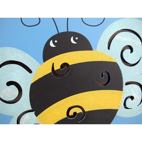 Ble Bee Wooden Wall Plaque With Lights Battery Operated Ble Bee Wooden Wall Plaque With Lights