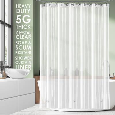 Empyrean Heavy Duty 5G Thick Scum Resistant Shower Curtain Liner