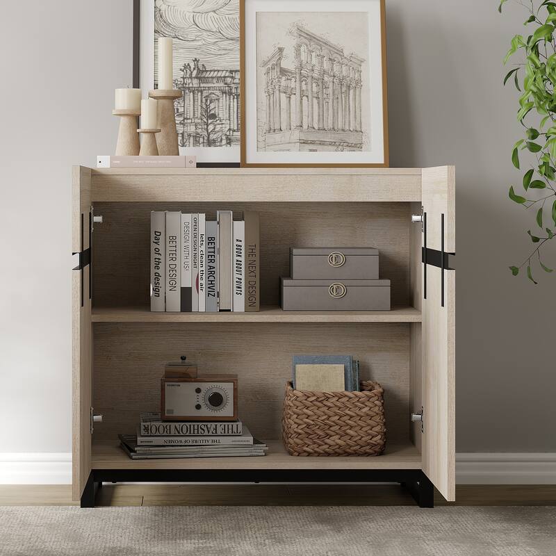 Modern TV Stand for TVs up to 120 inch, 4 in 1 TV Console with Adjustable Shelves and 6 Drawers, Media Console