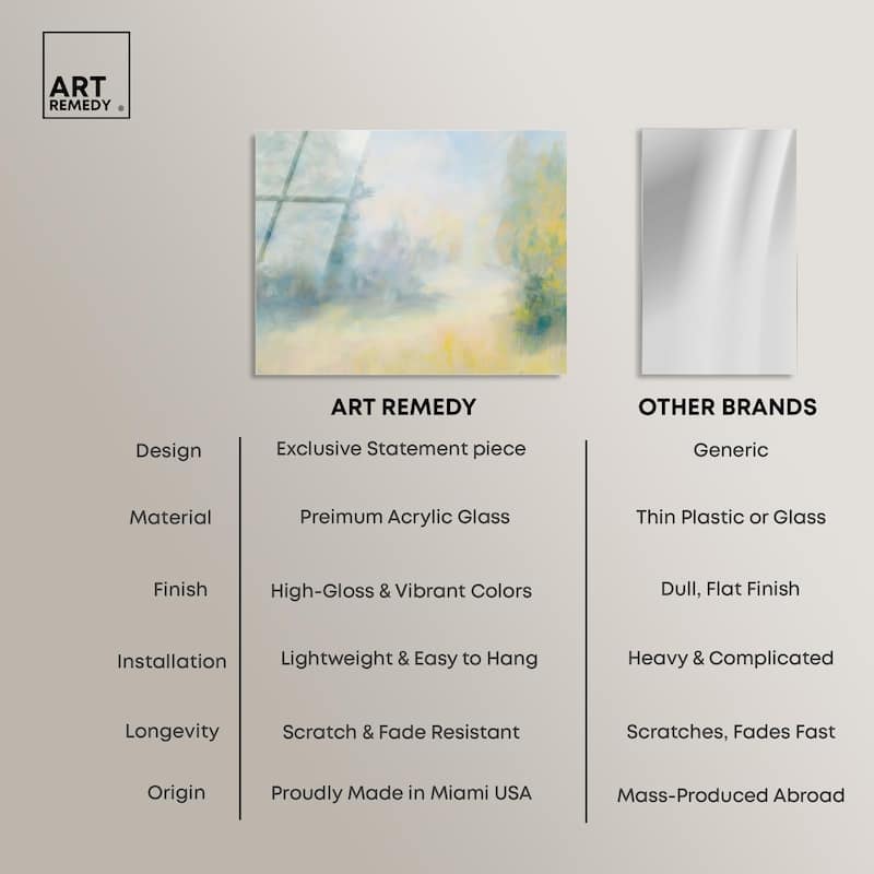 Faded Horizon I Acrylic by Art Remedy, Ready to Hang