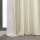 preview thumbnail 26 of 42, Exclusive Fabrics Solid Faux Dupioni Pleated Blackout Curtain Panel