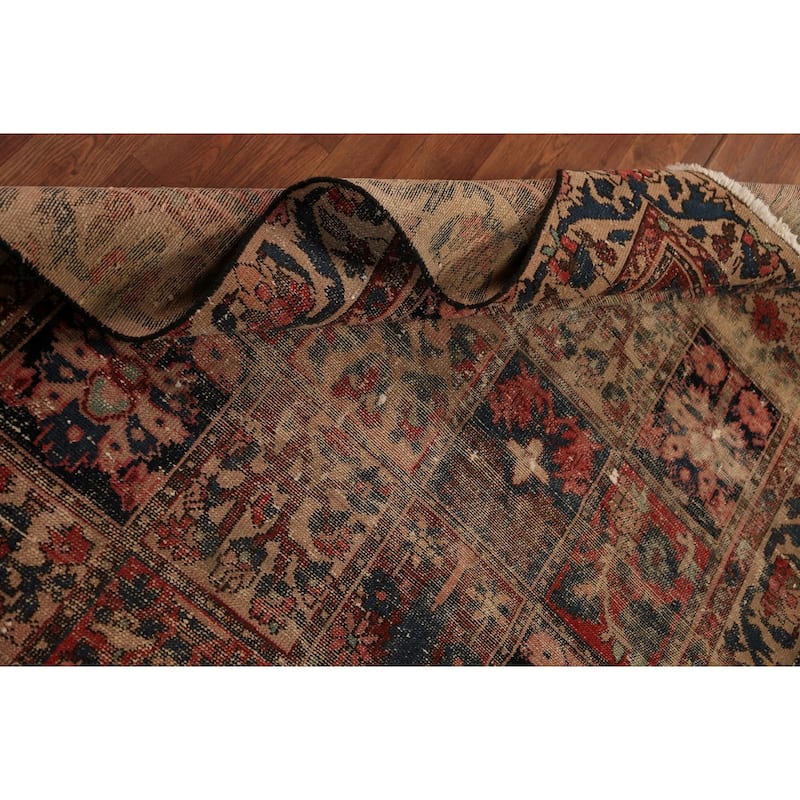 Garden Design Bakhtiari Persian Rug Handmade Wool Carpet - 4'5" x 7'0"