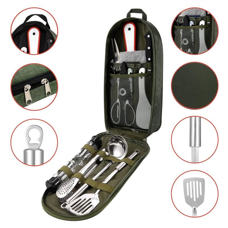 Camping Accessories Cooking Utensils, Outdoor Stove, BBQ Stuff