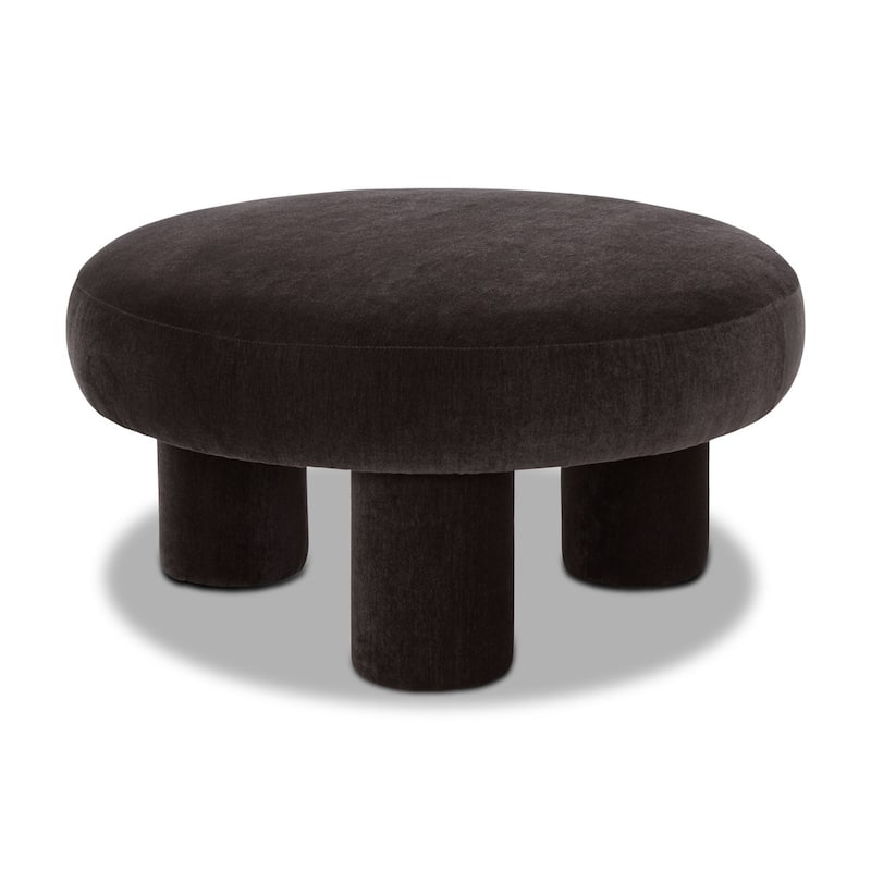 Poly & Bark Circa Ottoman - Ganache Brown