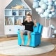 preview thumbnail 7 of 15, Kids Recliner Chair, Toddler Leather Sofa Lounge Chair with Armrest, Footrest, Headrest for Boys and Girls 3-9 Years Old