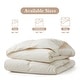 preview thumbnail 6 of 16, Lightweight 100% Organic Cotton Feather Down Comforter Summer Duvet Insert