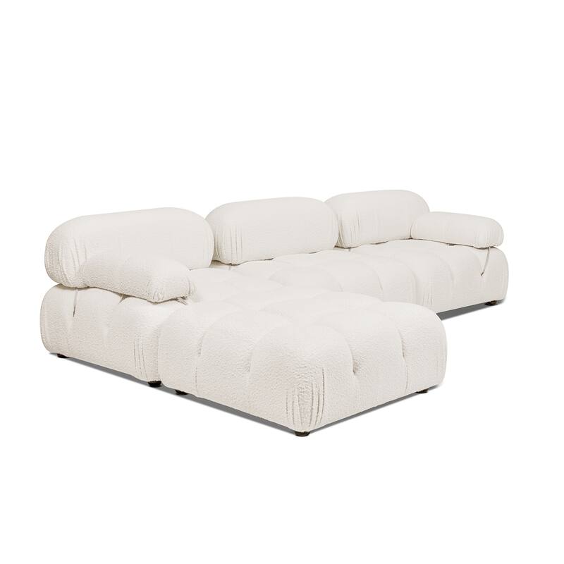 Marcel 109.5" Bubble Modular Modern Reversible Sectional