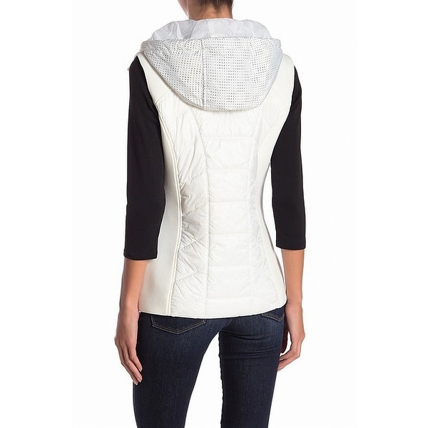 michael kors white vest
