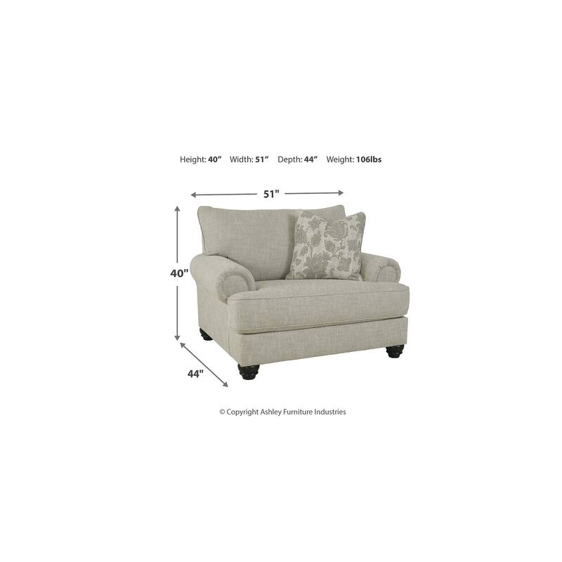 Signature Design by Ashley Asanti Beige 2-Piece Upholstery Package - 51" W x 44" D x 40" H