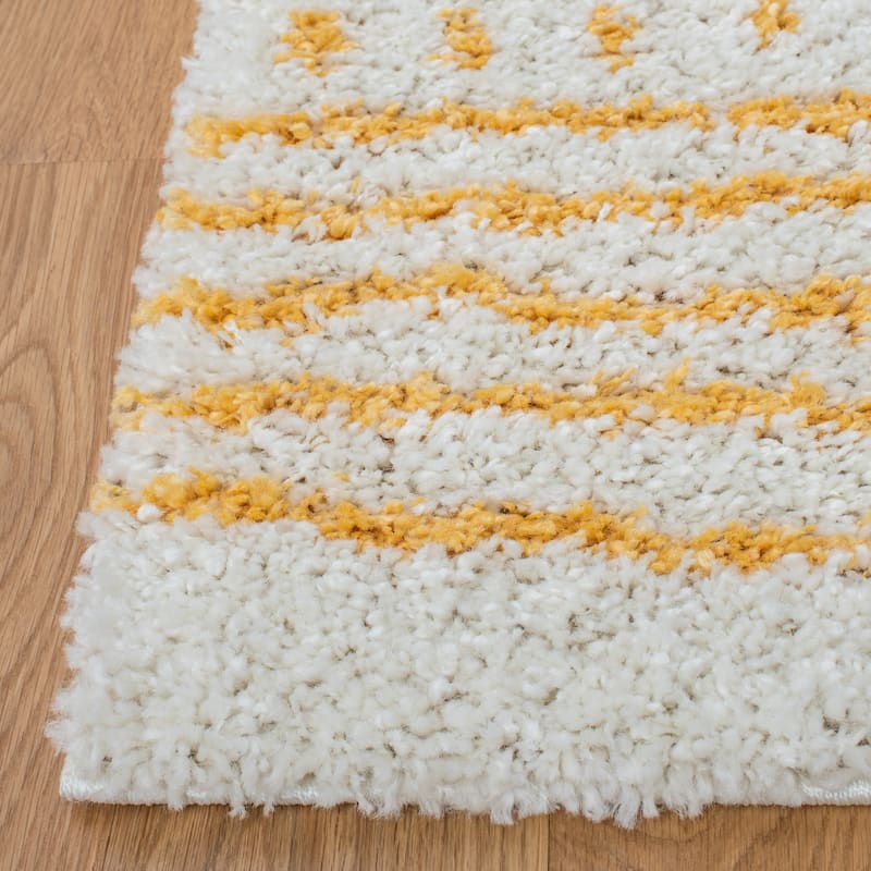SAFAVIEH Arizona Shag Lotta Moroccan 1.2-inch Thick Rug