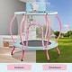 preview thumbnail 11 of 16, Trampolines 48" Round Mini Bouncer with Enclosure