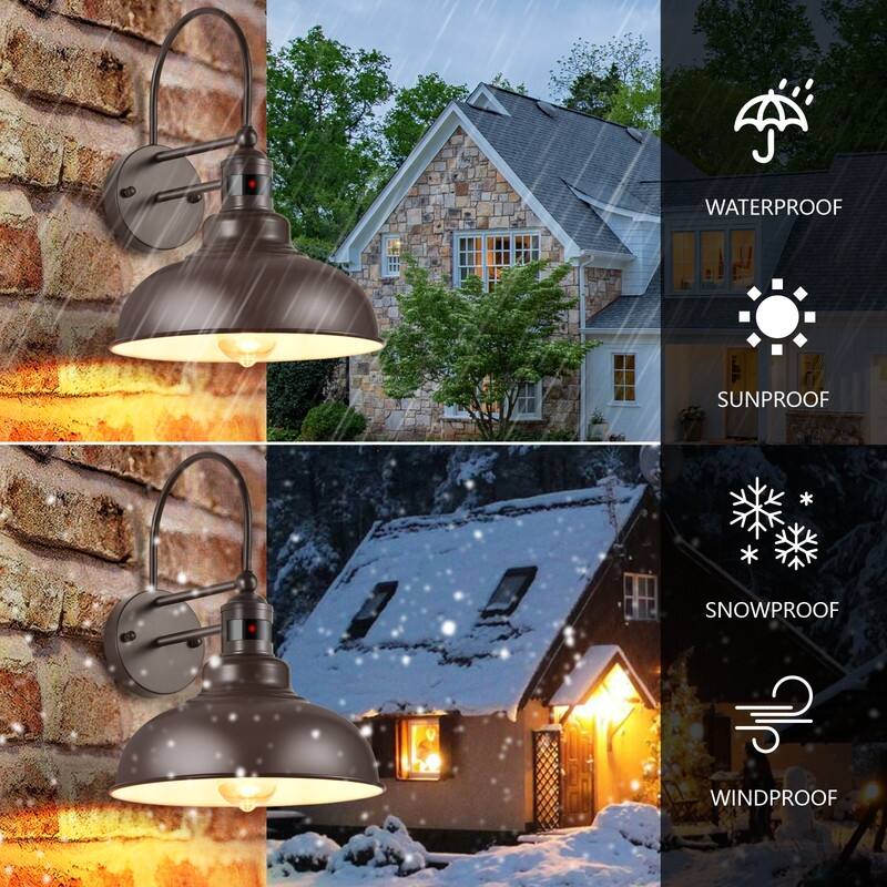 Motion Sensor Outdoor Wall Lights Waterproof Wall Lantern for House Porch Garage