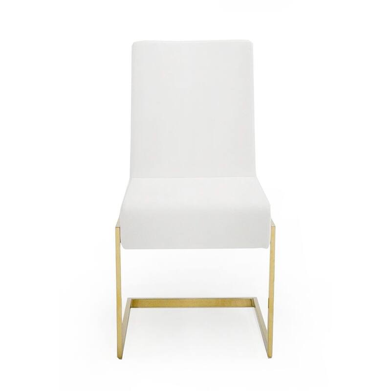 Modrest Batavia Modern White Dining Chair (Set of 2)