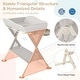 preview thumbnail 17 of 31, Gymax Baby Diaper Changing Table Folding Newborn Nursery Organizer