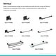 preview thumbnail 9 of 12, Kraus Ventus 25" Brass Towel Rack