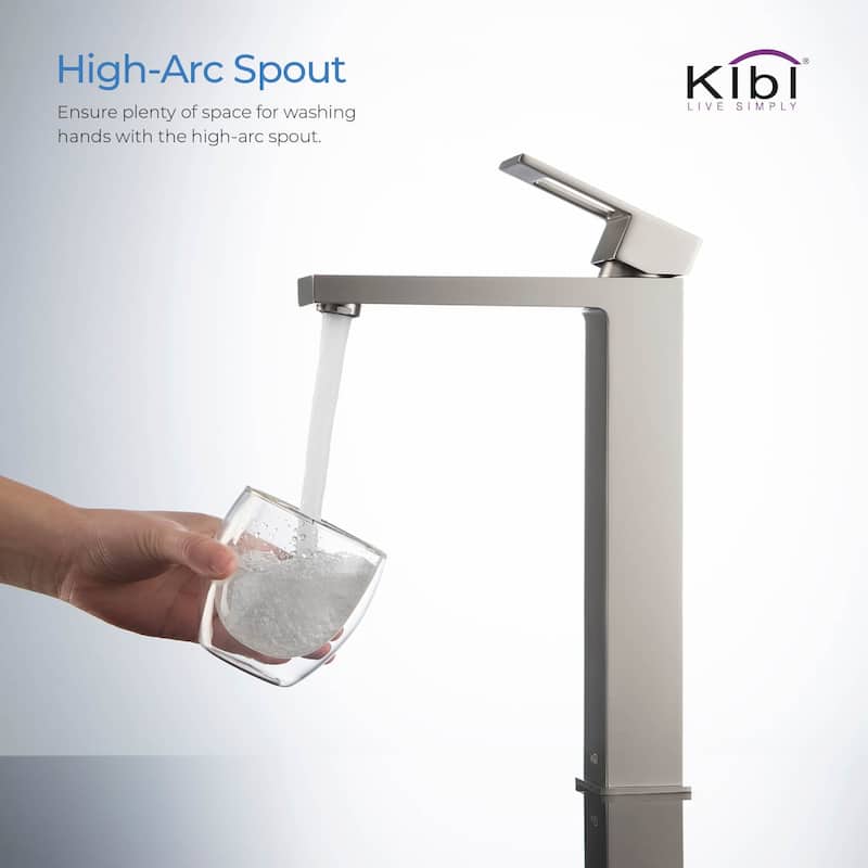 Lead Free Solid Brass Single Handle Bathroom Vanity Sink Faucet with Water Hose