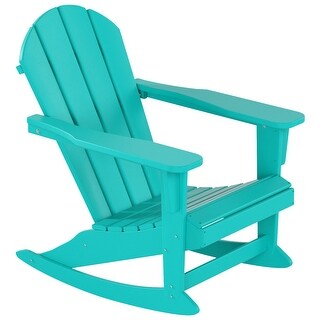 POLYTRENDS Laguna Adirondack Eco-Friendly Poly All-weather Outdoor Rocking Chair