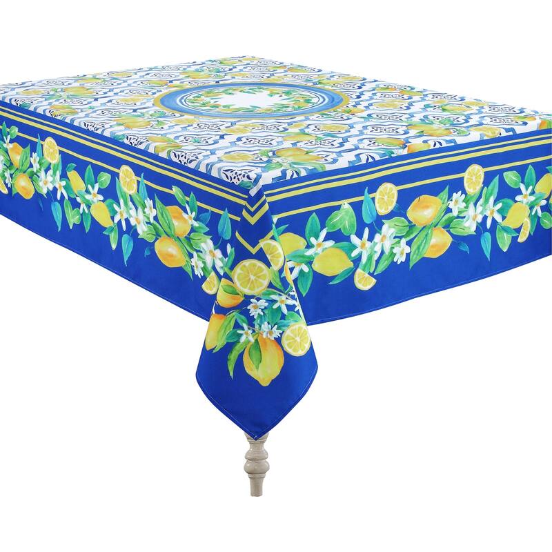 Lovely Lemons 70x84 Tablecloth