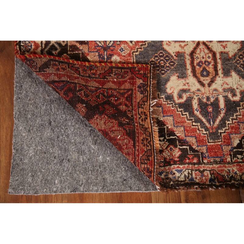 Tribal Shiraz Persian Vintage Area Rug Handmade Wool Carpet - 3'9"x 5'6"