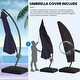 preview thumbnail 17 of 34, 10 ft.Aluminum Curvy Cantilever Offset Hanging Patio Umbrella With Sandbag Base