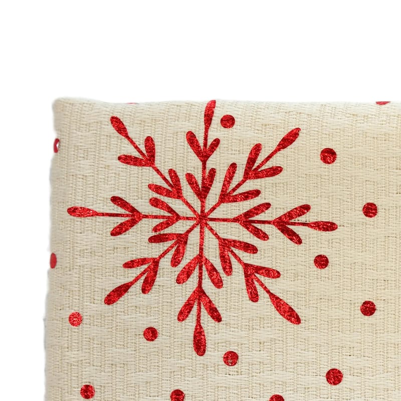 Twinkle 4-Pack 17x17 Cloth Foil Napkin Set - Elegant Table Decor