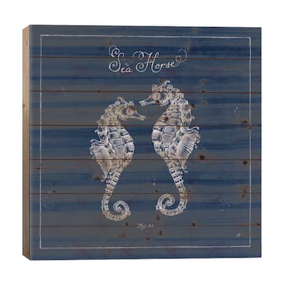 Underwater Life XIII Print On Wood by Daphne Brissonnet - Multi-Color