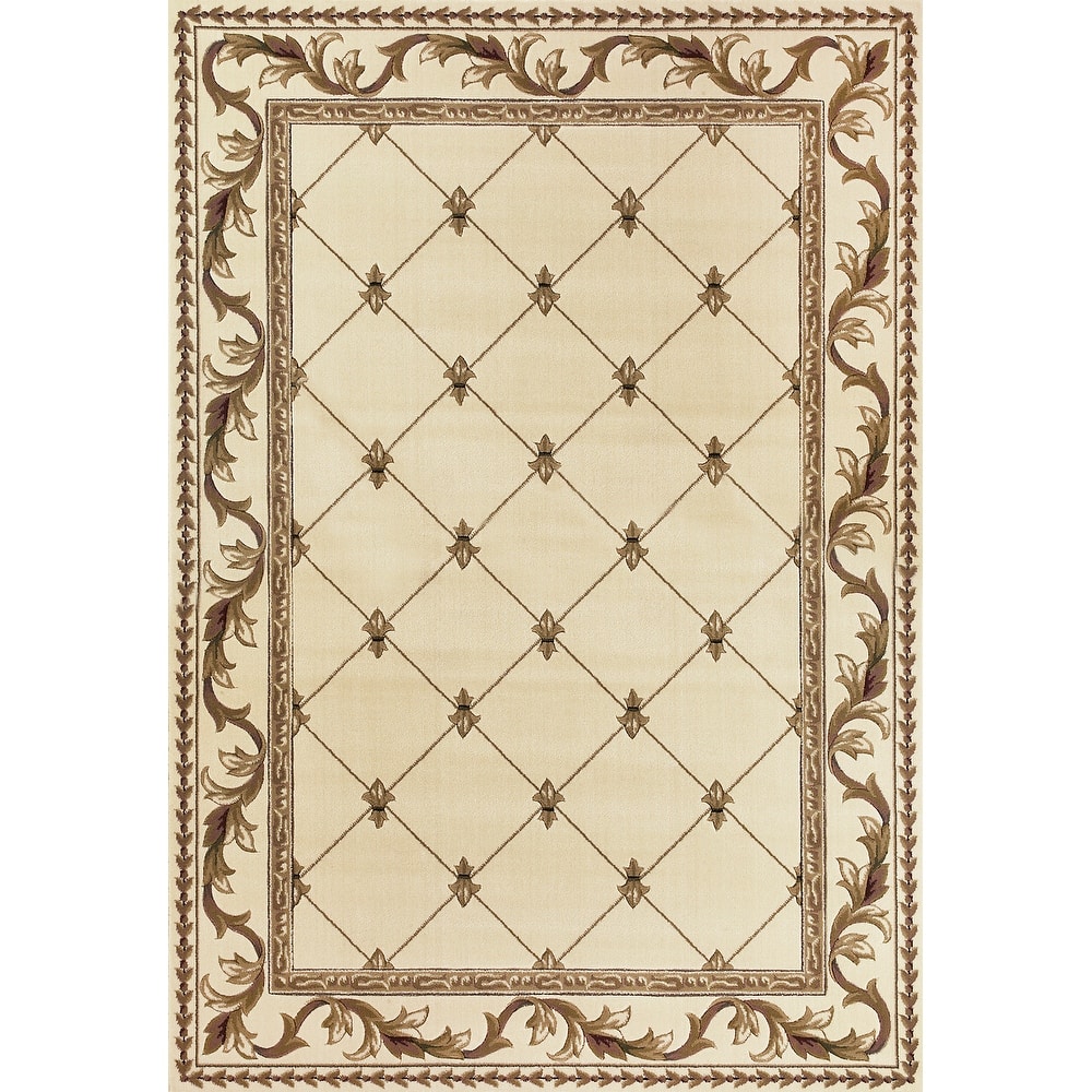Domani Classics Victorian Bordered Trellis Area Rug