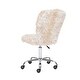 preview thumbnail 47 of 52, Clara Faux Fur Armless Office Chair