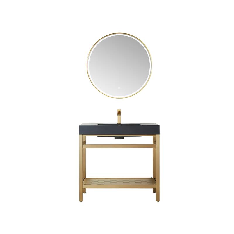 Miseno MV702836 Ablitas 36" Free Standing Single Basin Vanity Set with