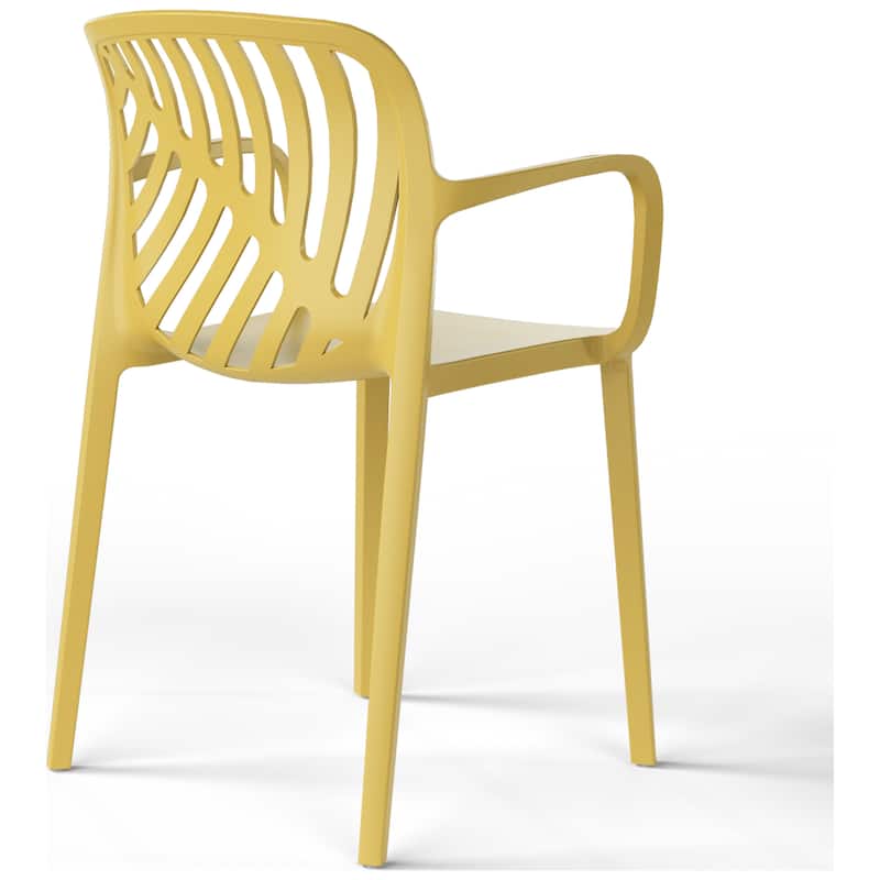 Frond and Form Outdoor Stacking Dining Armchair (Set of 2)