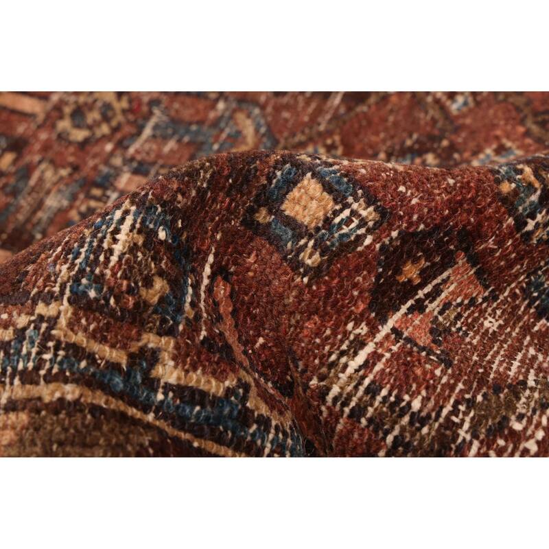 ECARPETGALLERY Hand-knotted Andelz Brown Wool Rug - 4'4 x 6'11