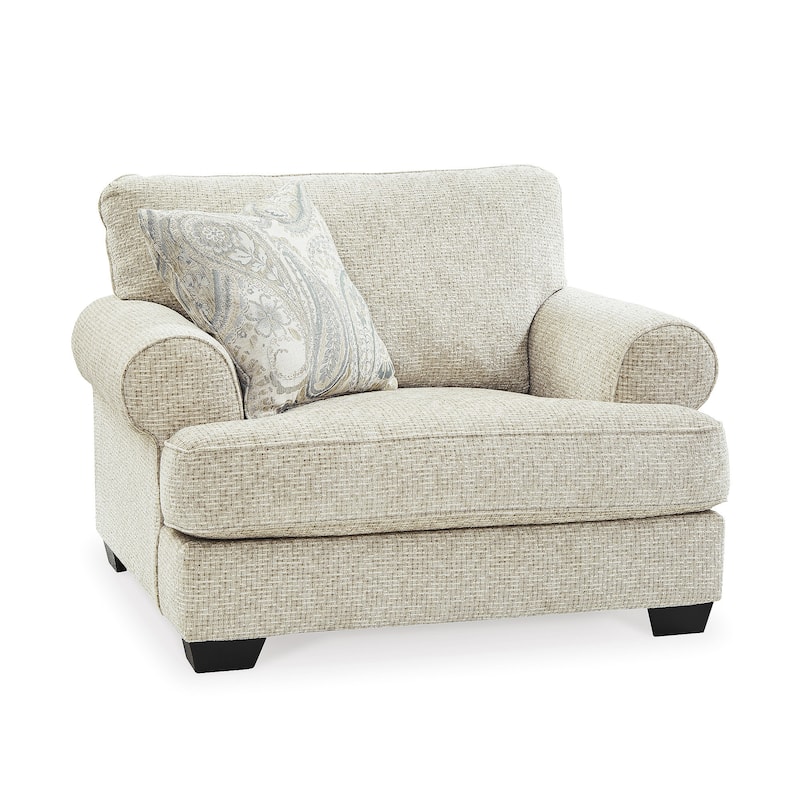 Signature Design by Ashley Monaghan Beige Oversized Chair - 53" W x 45" D x 39" H