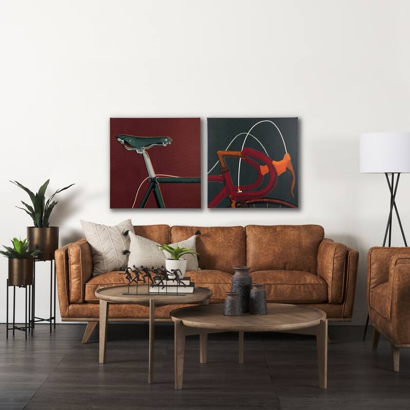 Bike Handle I (30 x 30) Canvas Art Print