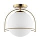 preview thumbnail 8 of 8, SAFAVIEH Lighting Valise Flush Mount - 13" W x 11" D x 11" H